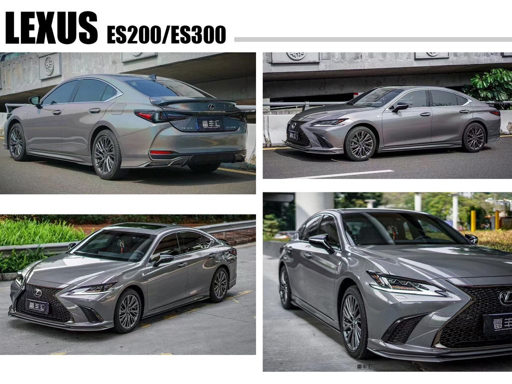 ES200 ES300 LIRA版本 前下巴 側裙 後下巴 素材 尾翼 後視鏡外蓋