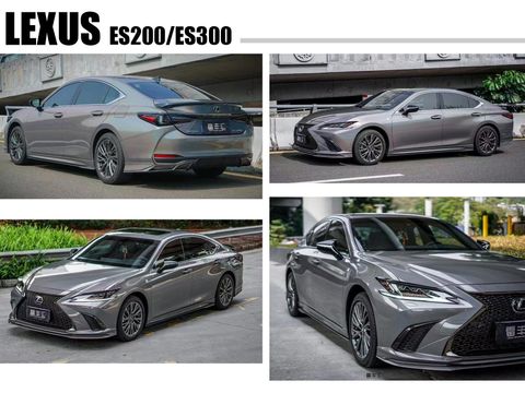 ES200 ES300 LIRA版本 前下巴 側裙 後下巴 素材 尾翼 後視鏡外蓋
