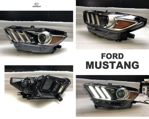 MUSTANG 野馬 2016-2019年 黑框魚眼大燈