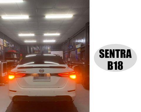 SENTRA B18 刀鋒 亮黑 尾翼