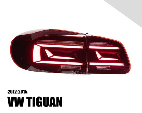 TIGUAN 12-15年類21年新款光條跑馬尾燈賣10000