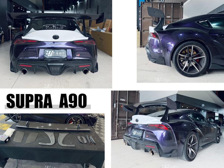 SUPRA 牛魔王 A90 VERUS 天鵝頸 美國 碳纖維 UCW 卡夢 尾翼-1