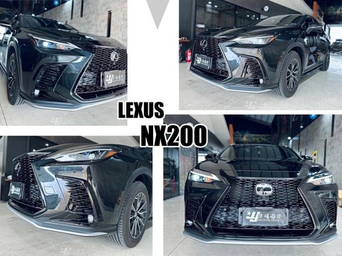 NX200 2022 2023 2024 年 亮黑 類F-SPORT 水箱罩 霧燈框 前下巴