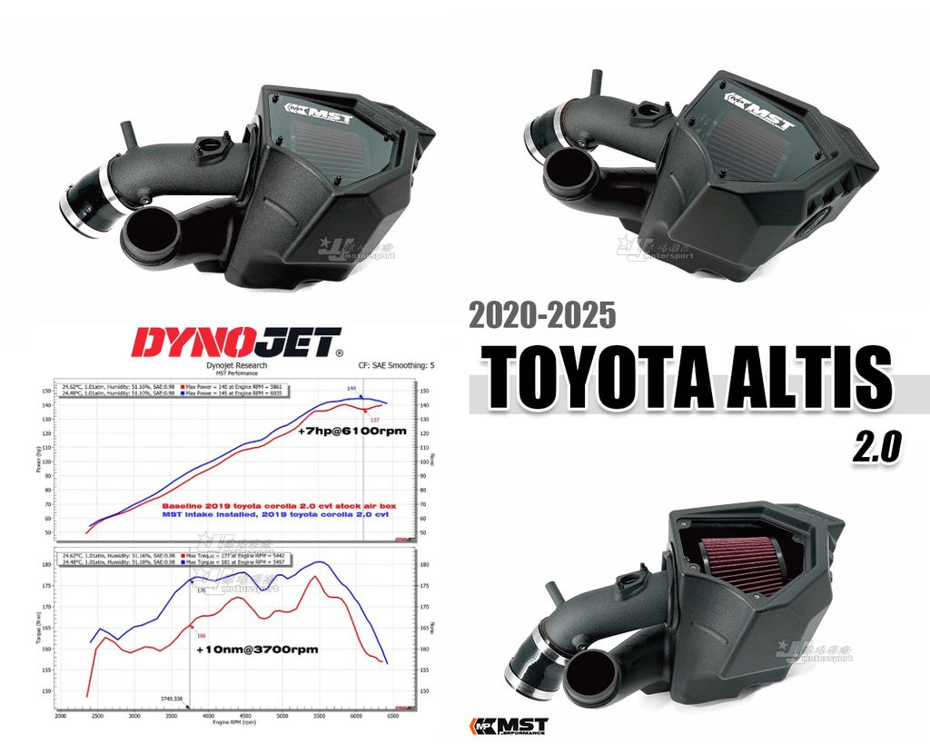 ALTIS 12代 2.0 GR 進氣套件 賣12000
