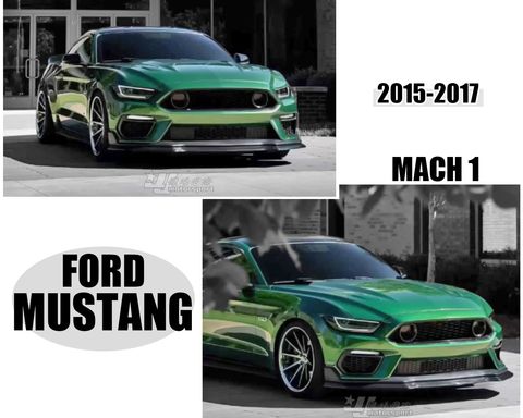 MUSTANG 野馬 15-17 MACH 1前保桿 含日行燈賣24000 不含燈賣20000-1