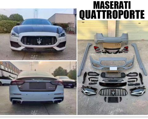 MASERATI 瑪莎拉蒂 QUATTROPORTE 快樂波特 老款改新款套件+大燈+尾燈+前中後 素材