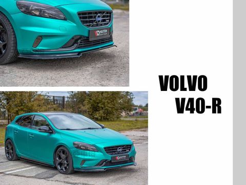 V40 R Design MAXTON 亮黑 前下巴