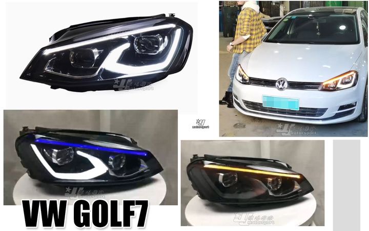 GOLF7代仿8代全LED大燈賣15000