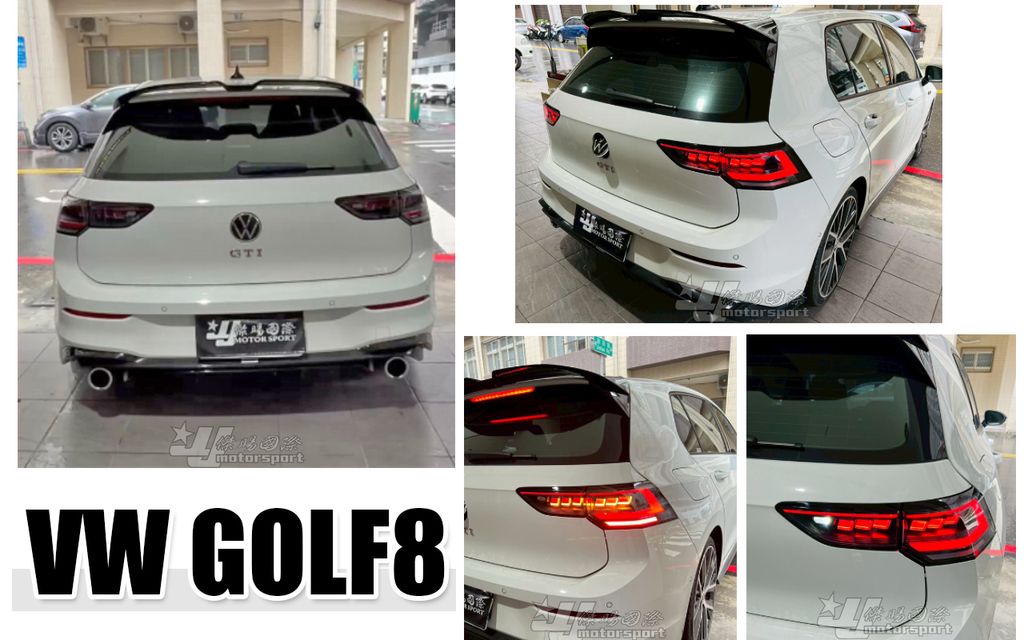 GOLF8 GOLF 8R GTI 升級新款光導 LED流水尾燈-1
