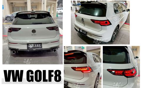 GOLF8 GOLF 8R GTI 升級新款光導 LED流水尾燈-1