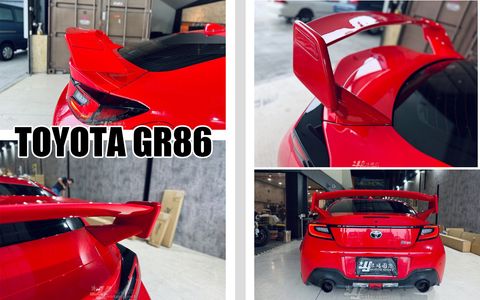GR86 SG款 尾翼FRP 賣10000