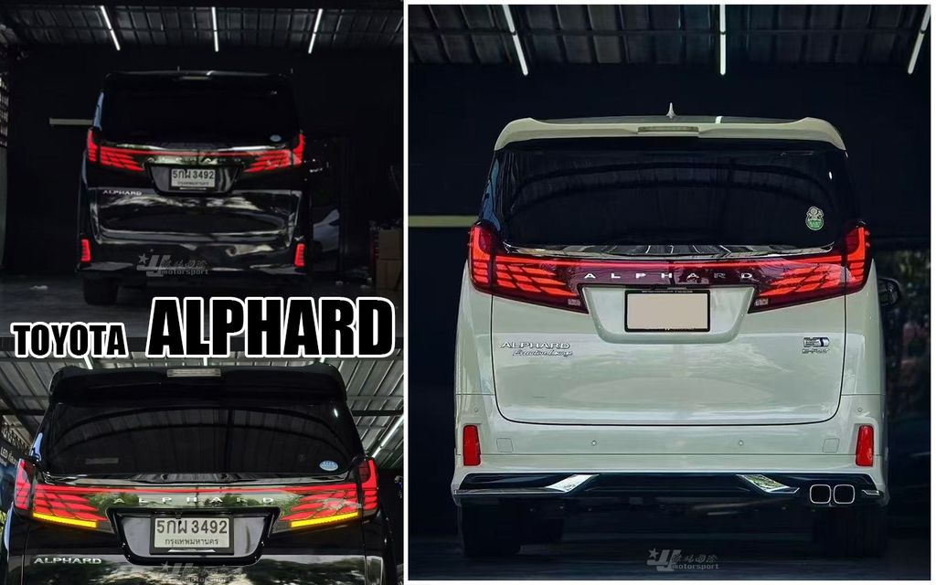 ALPHARD 15-23年 30系升級40新款跑馬尾燈含貫穿燈賣21000