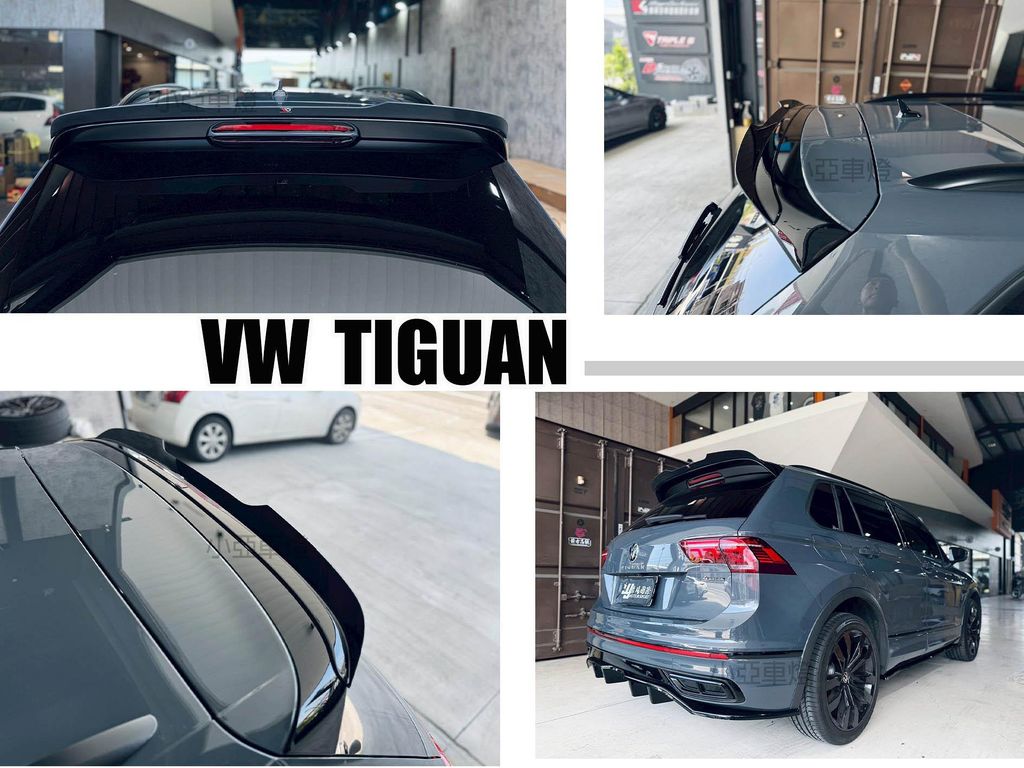 TIGUAN R 2025 專用 MD Maxton Design V.1 前下巴 側裙 後下巴 尾翼-5