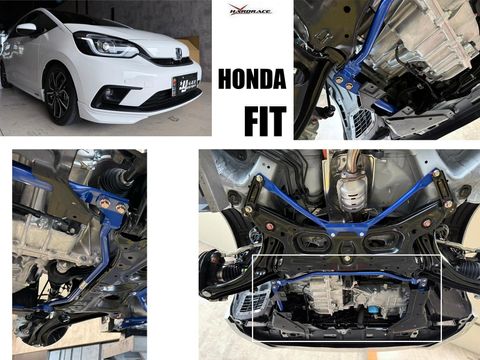 Hardrace 前下U型結構桿 Honda Fit 4 4代 2020 - 專用 Q1020