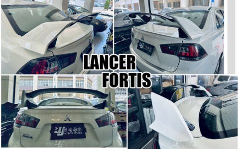LANCER FORTIS 鯊魚頭 改裝 CIVIC 十代 T-R 尾翼-1