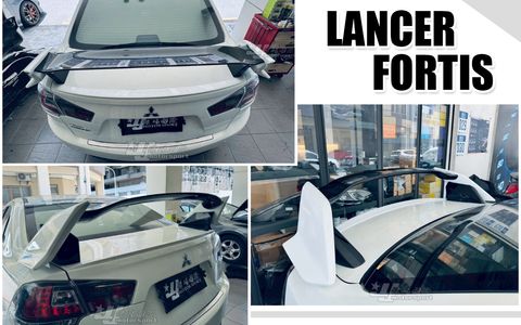 LANCER FORTIS 鯊魚頭 改裝 CIVIC 十代 T-R 尾翼