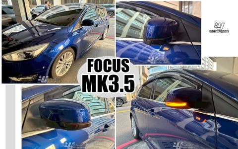 FOCUS MK3.5 勳黑後視鏡方向燈