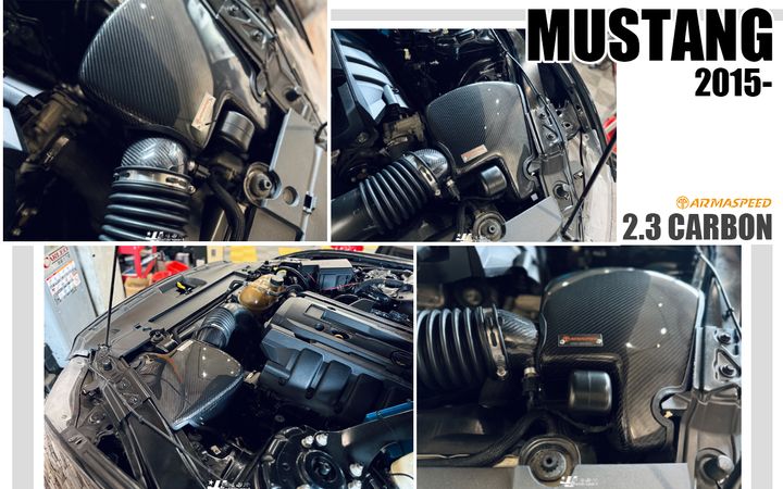 MUSTANG 2015- 2.3 ARMA 碳纖維卡夢進氣套件-1