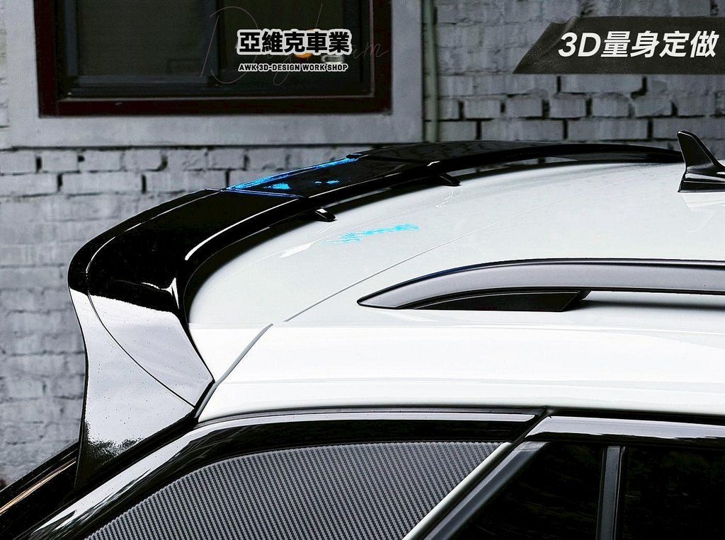 T-ROC T ROC 3D款 亮黑 前下巴 側裙 後下巴 尾翼-6