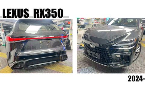 RX300 RX350 2024 升級 RX500 SPORT版本 前保桿 後保桿 素材