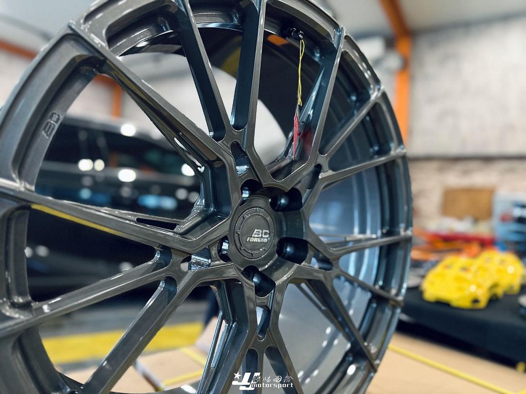 BC FORGED EH184 單片式 亮黑 鍛造鋁圈 LEXUS RX350 2025 21吋 輪框-5
