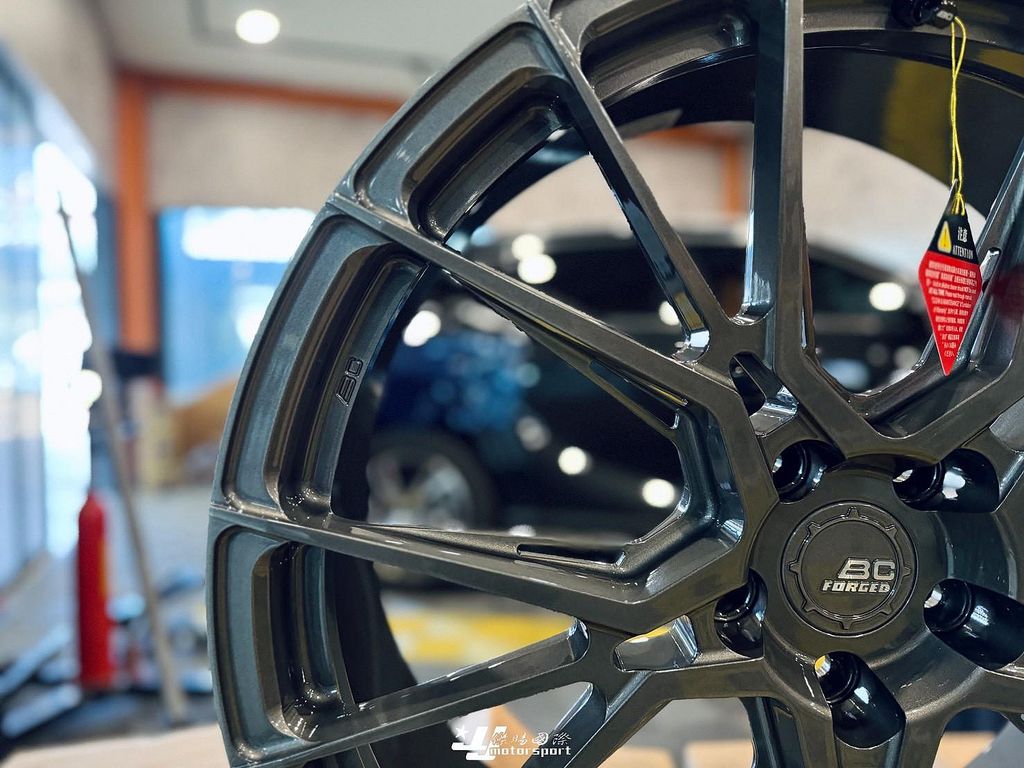 BC FORGED EH184 單片式 亮黑 鍛造鋁圈 LEXUS RX350 2025 21吋 輪框-6