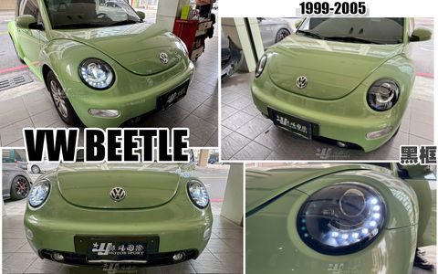 BEETLE 99-05 黑框R8魚眼大燈-1