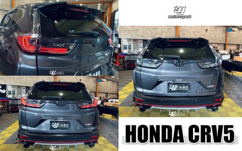 CRV5 燻黑LED光條尾燈-1