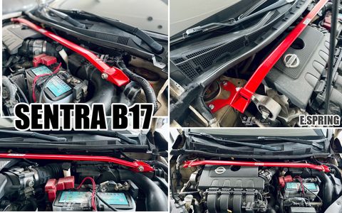SENTRA B17 ES 引擎室拉桿