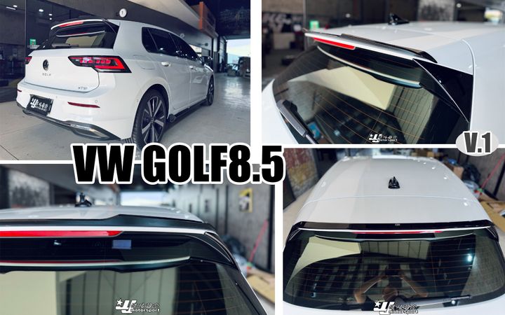 GOLF8.5 TSI MD 亮黑 V1 短版 尾翼-1