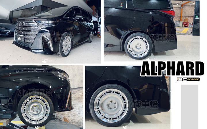ALPHARD 阿法 40系 升級 BC FORGED GW06 高亮銀單片 20吋 鋁圈 輪框-1