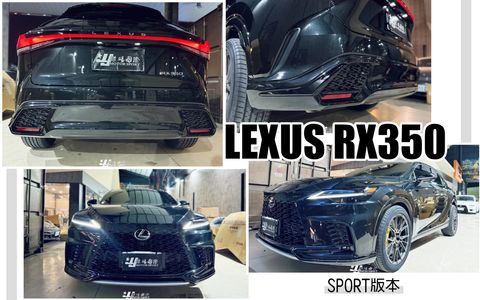 RX300 RX350 2024 升級 RX500 SPORT版本 前保桿 後保桿 素材