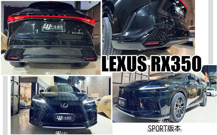 RX300 RX350 2024 升級 RX500 SPORT版本 前保桿 後保桿 素材