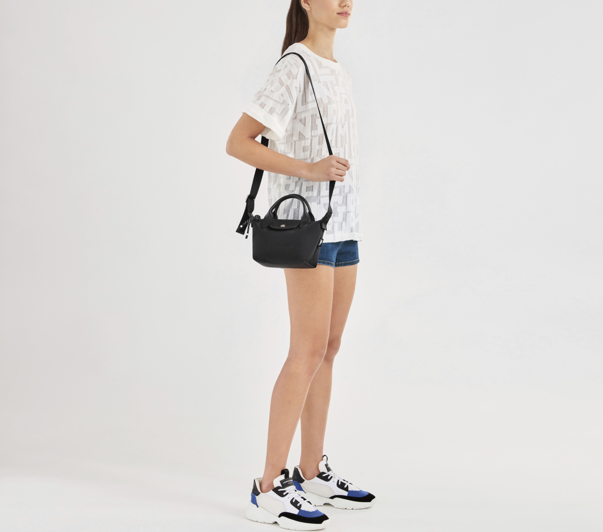 Small Le Pliage Energy Recycled Canvas Crossbody Bag