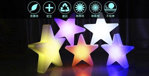網紅裝飾燈 民宿風景區 聖誕星星 防水庭院燈 星星燈