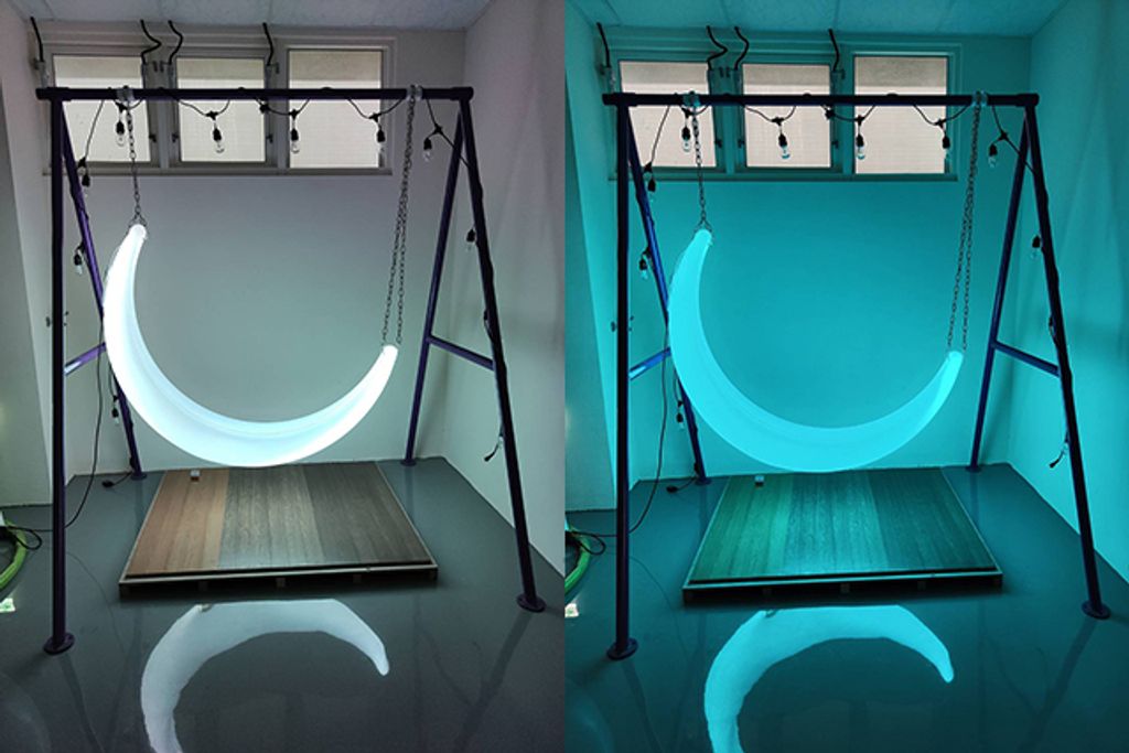 LED 月亮燈 發光月亮燈 戶外裝飾燈 防水燈飾 網紅月亮秋千