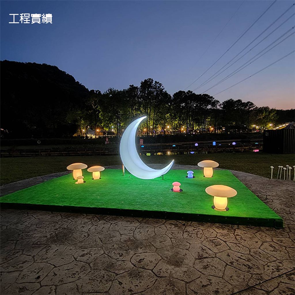 廣場LED裝飾 LED租借 落地燈 發光燈 插電款