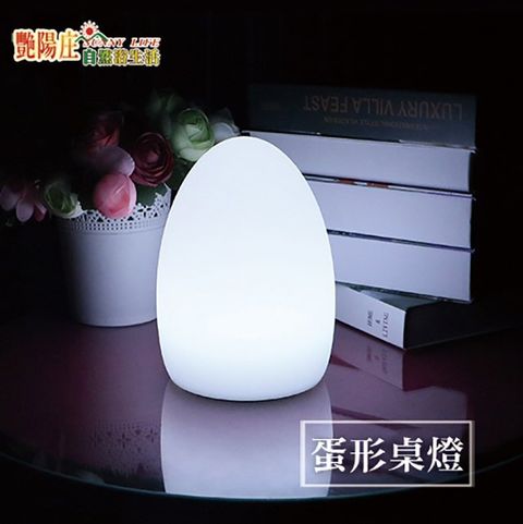 LED 蛋形桌燈  小桌燈 發光小夜燈