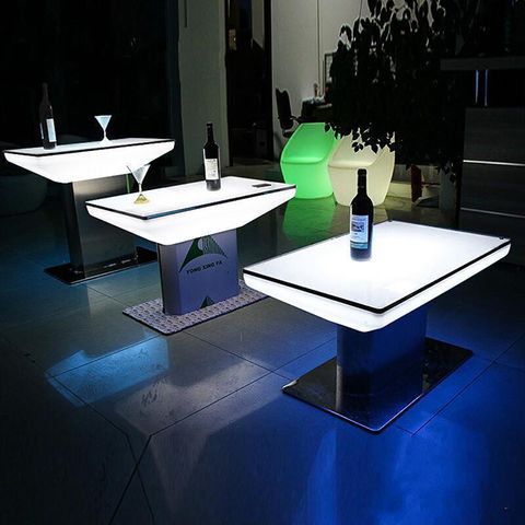 酒吧夜店雞尾酒桌 發光傢俱 露天戶外酒吧茶几 創意傢俱