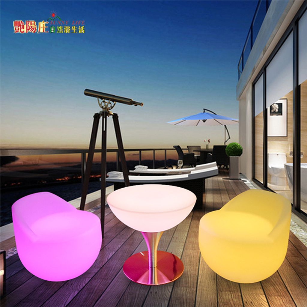 LED 矮圓桌燈 酒店別墅景觀燈 露天戶外酒吧 舉辦活動