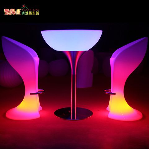 LED  發光桌 高腳凳桌子 酒吧桌 夜店桌