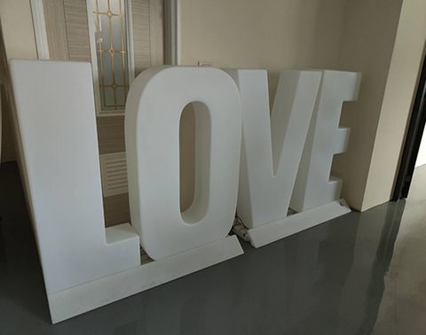 LOVE燈 求婚佈置 婚禮場地