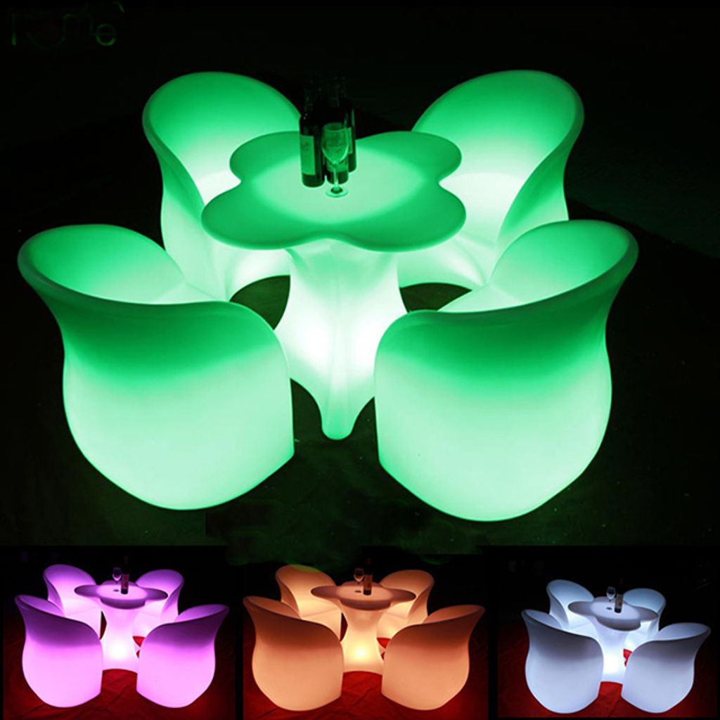 花朵桌椅 LED發光家具 創意led