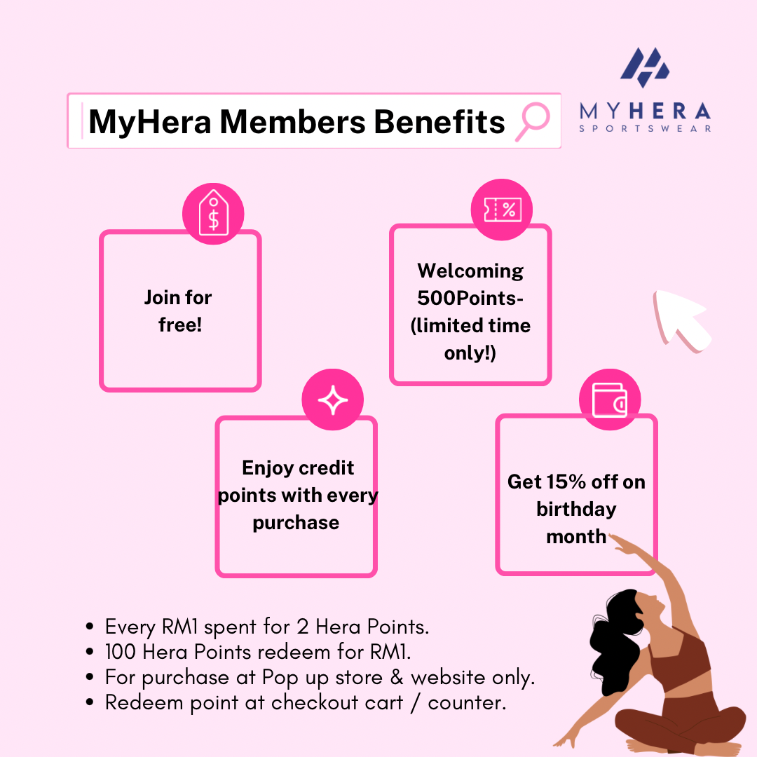 Log In for membership  | My Hera Sportswear