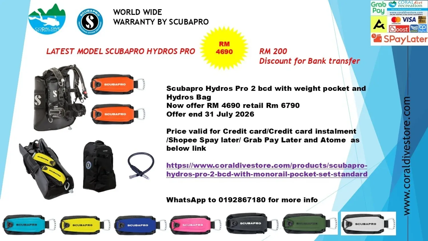 scubapro hydros pro 2 
