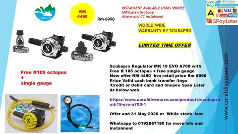 mk19  a700  scubapro r105 octopus aand fee gauge