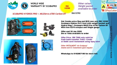 hydros pro2with  POCKET AND MK25 a700 carbon bt
