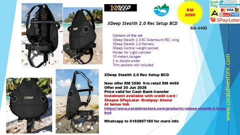 xdeep bcd  stealth 2.. REC set up BCD