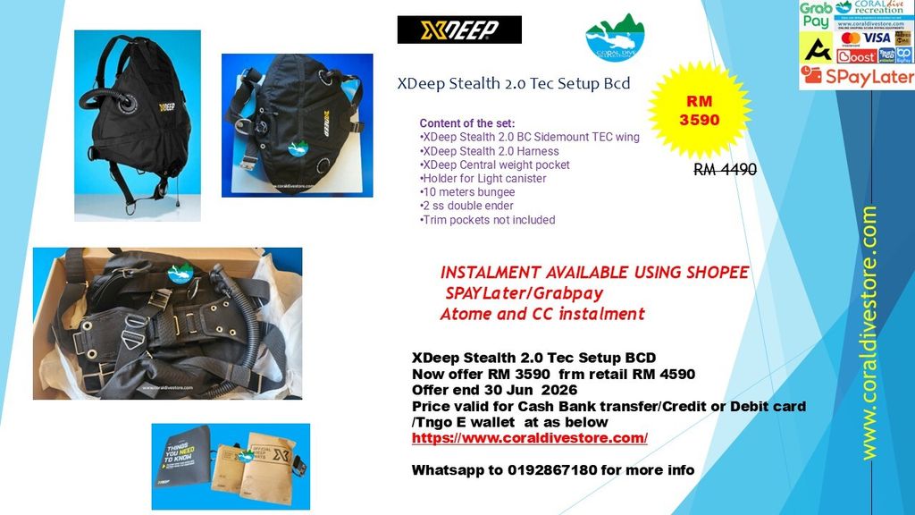 z xdeep bcd  stealth 2. tec set up