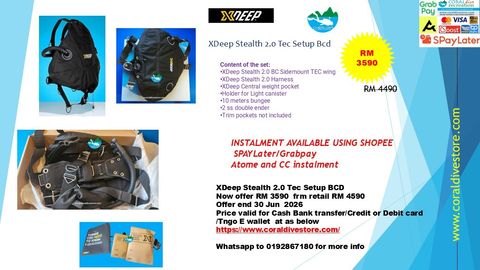 z xdeep bcd  stealth 2. tec set up